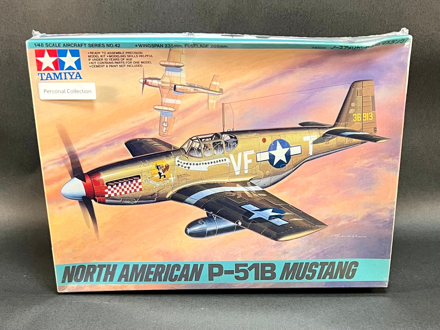 Tamiya Model Kit 61042 1:48 Scale North American P-51B Mustang