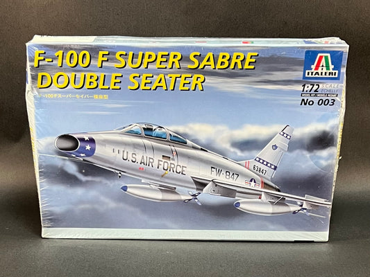 Italeri Model Kit 003 1:72 Scale F-100 F Super Sabre Double Seater