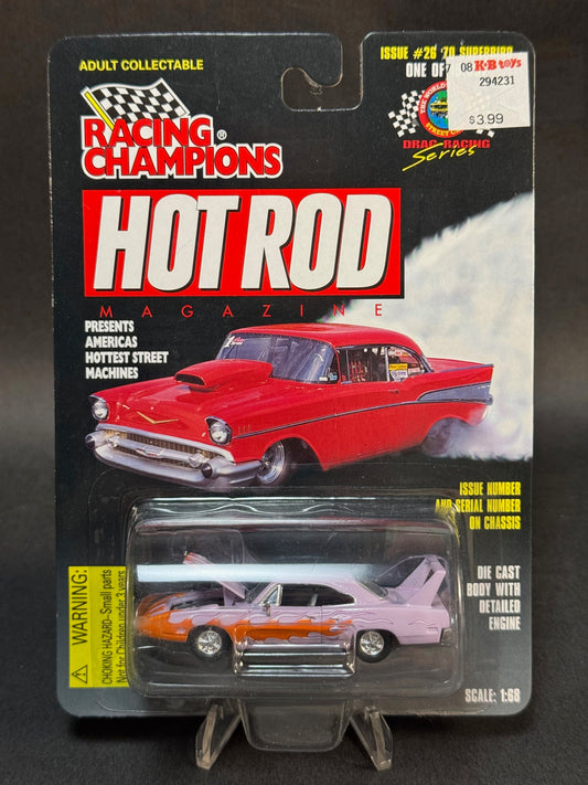 1997 Racing Champions Hot Rod Magazine Issue #26 '70 Superbird, Purple and Orange