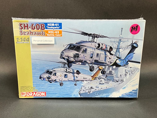 Dragon Models Kit 4600 1:144 Scale SH-60B Seahawk HSM-41 "Seahawks" & HSL-43 "Battle Cats"