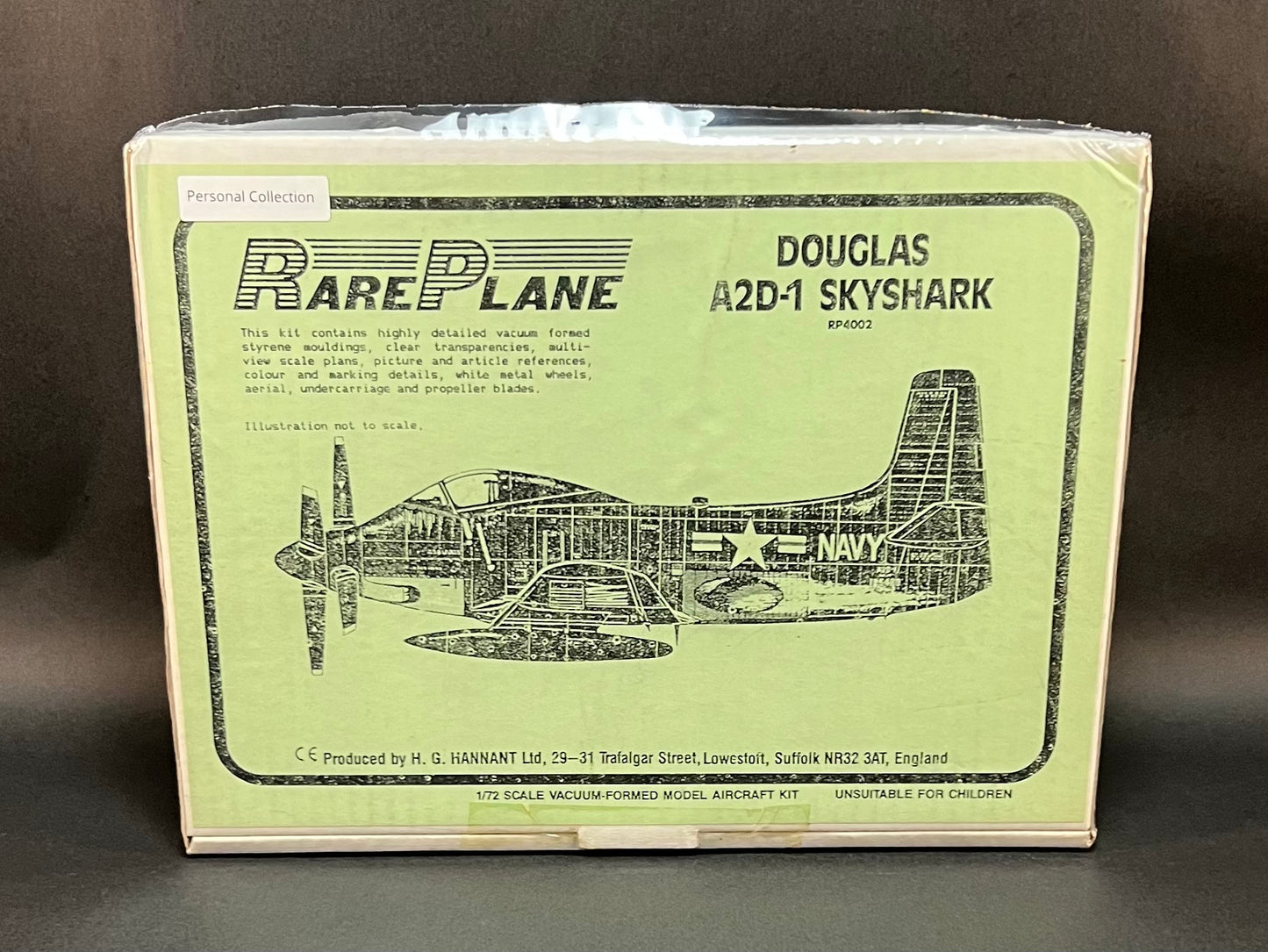 Rare Plane Model Kit RP4002 1:72 Scale Douglas A2D-1 Skyshark