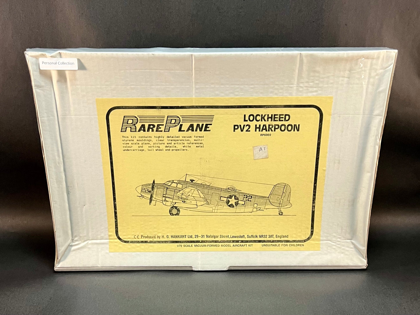 Rare Plane Model Kit RP6002 1:72 Scale Lockheed PV2 Harpoon