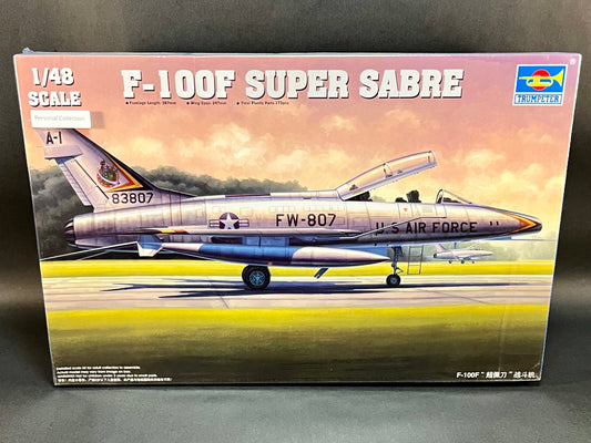 Trumpeter Model Kit 02840 1:48 Scale F-100F Super Sabre