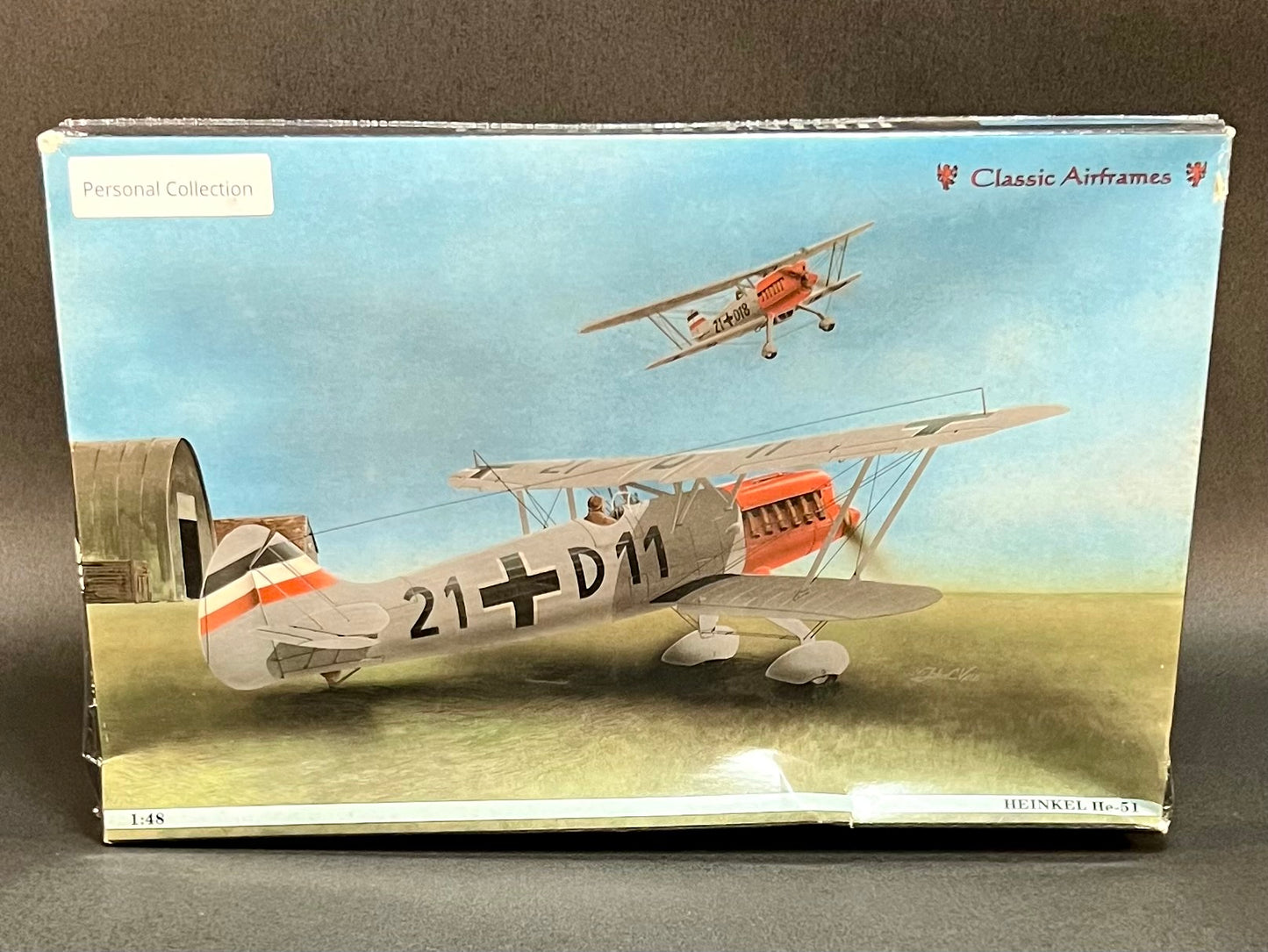 Classic Airframes Model Kit 407 1:48 Scale Heinkel He-51