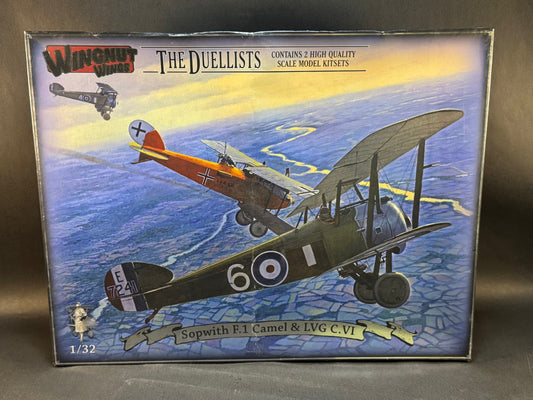 2016 Wingnut Wings Model Kit 32803 1:32 Scale The Duellists Sopwith F.1 Camel & LVG C.VI