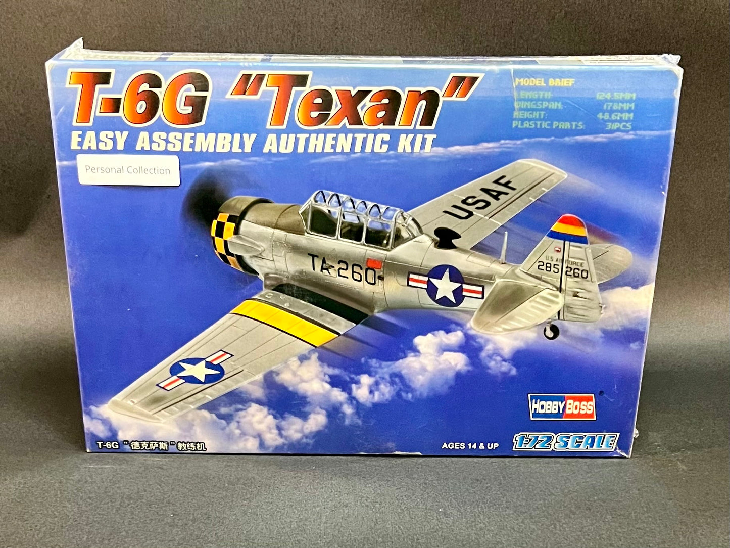 Hobby Boss Model Kit 80233 1:72 Scale T-6G "Texan"