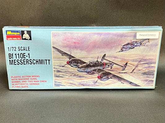 Monogram Model Kit PA162 1:72 Scale Bf110E-1 Messerschmitt