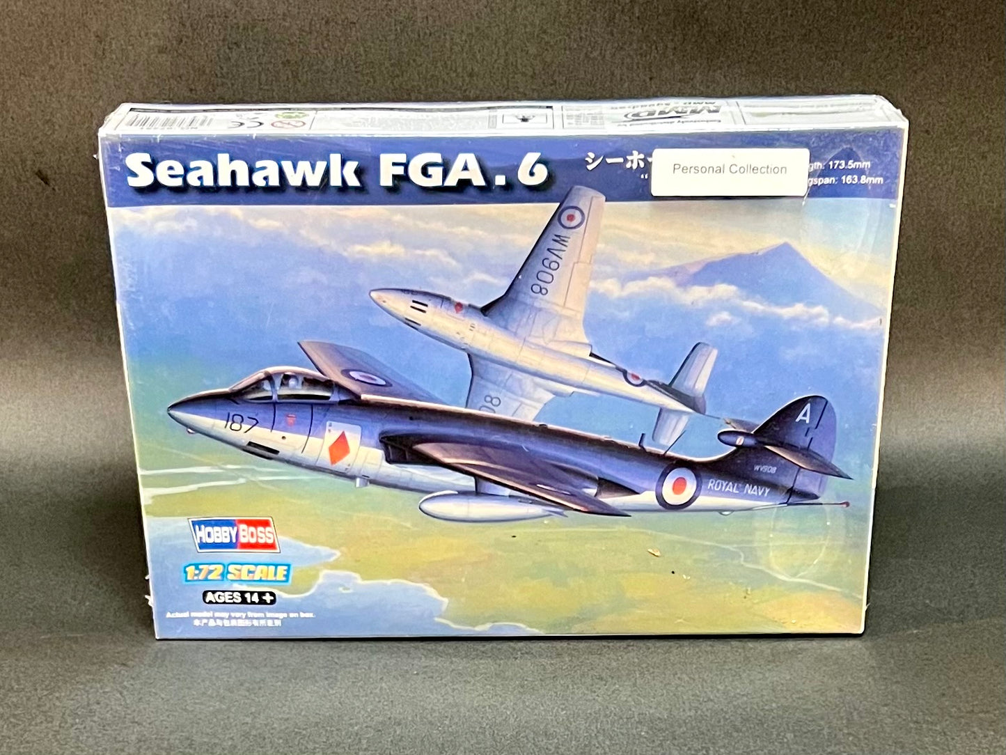 Hobby Boss Model Kit 87251 1:72 Scale Seahawk FGA.6