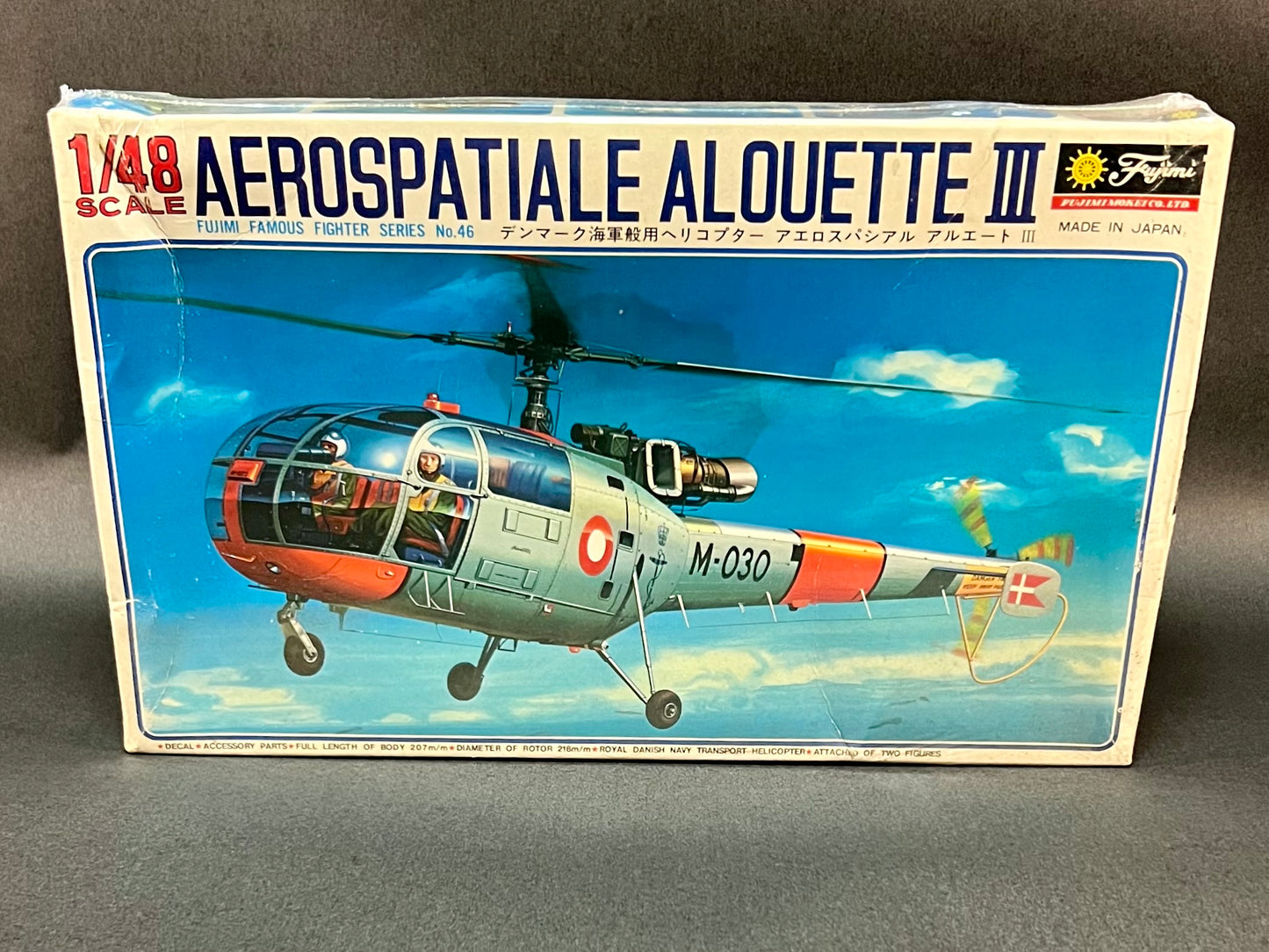 Fujimi Model Kit 46 1:48 Scale Aerospatiale Alouette III Helicopter