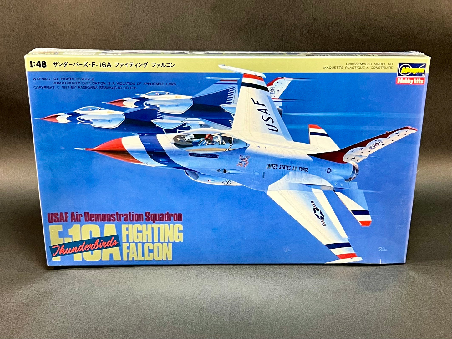 Hasegawa Model Kit V2 1:48 Scale USAF Air Demonstration Squadron F-16A Thunderbirds FF