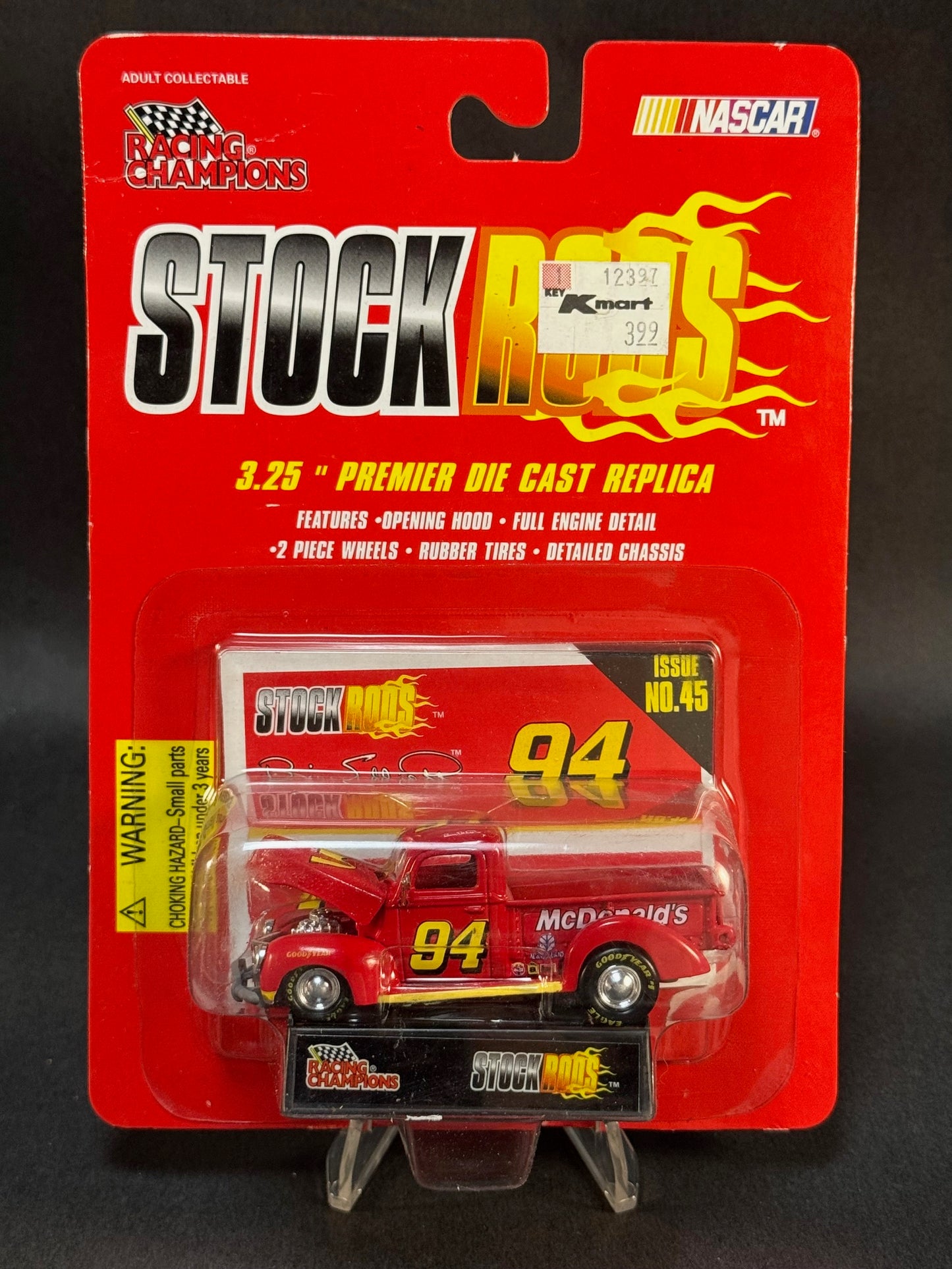 1997 Racing Champions NASCAR Stock Rods #45 Bill Elliott McDonald's 94, Red