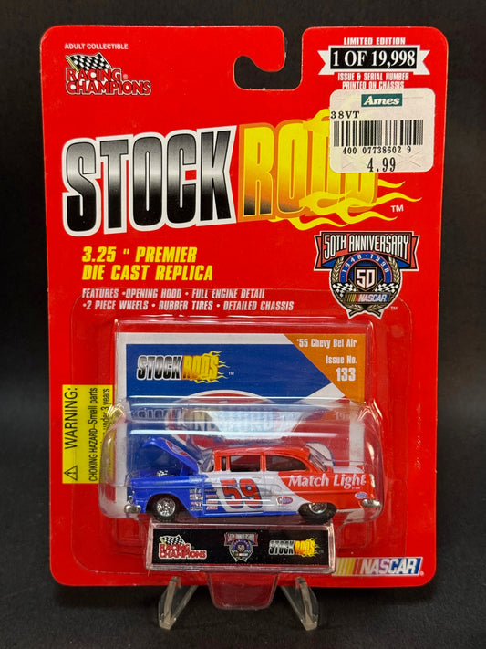 1998 Racing Champions NASCAR Stock Rods #133 '34 Ford Coupe, Red White and Blue