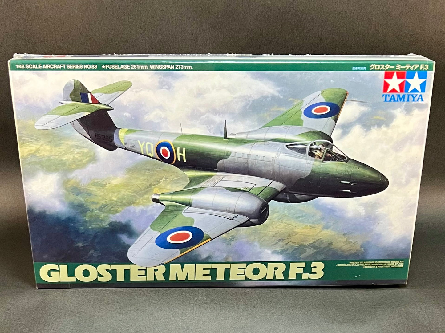 Tamiya Model Kit 61083 1:48 Scale Gloster Meteor F.3