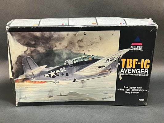 Accurate Miniatures Model Kit 3405 1:48 Scale TBF-1C Avenger 'Truk Lagoon Raid'