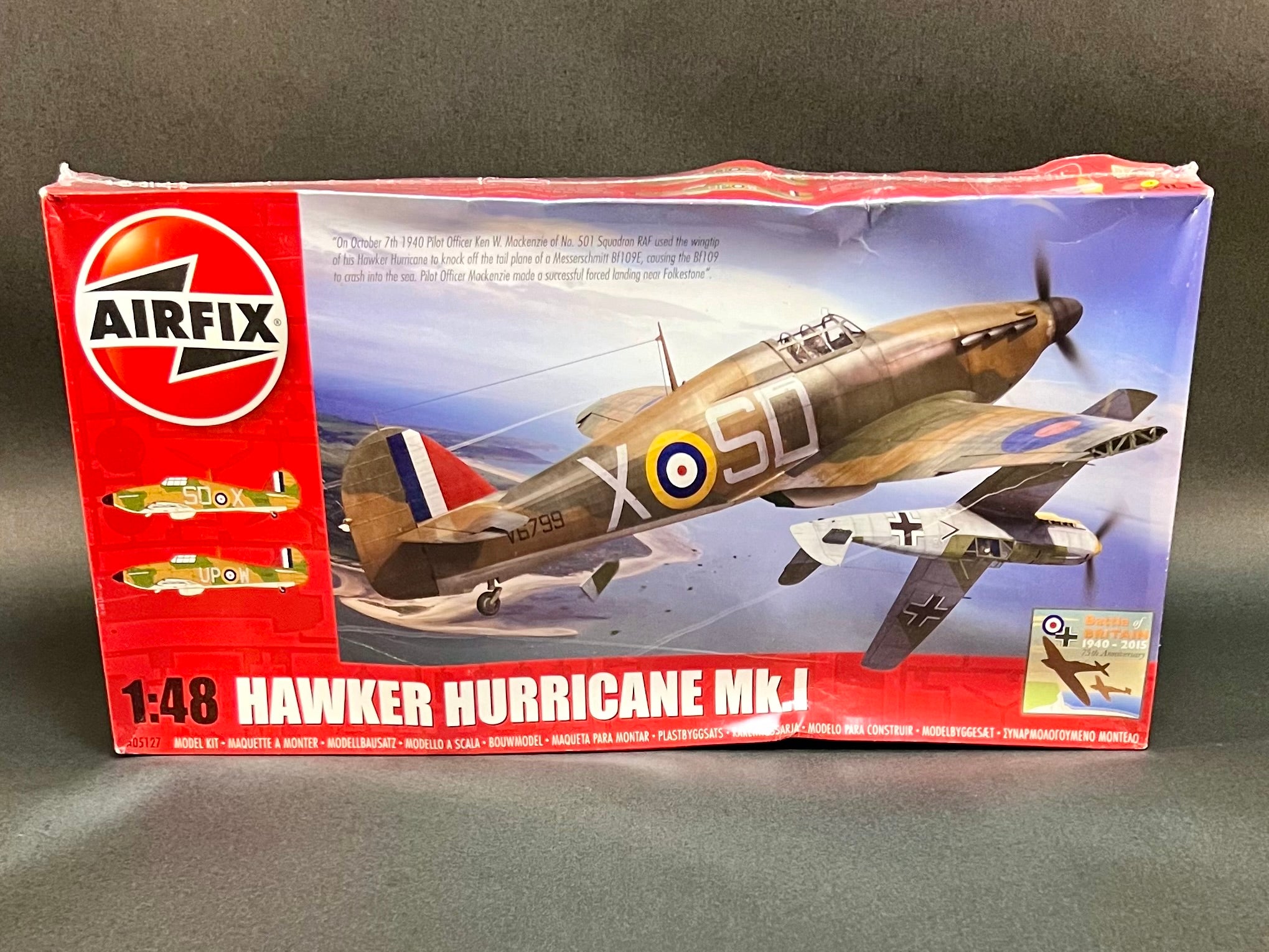 Airfix Model Kit A05127 1:48 Scale Hawker Hurricane Mk.I – Plutonium Garage