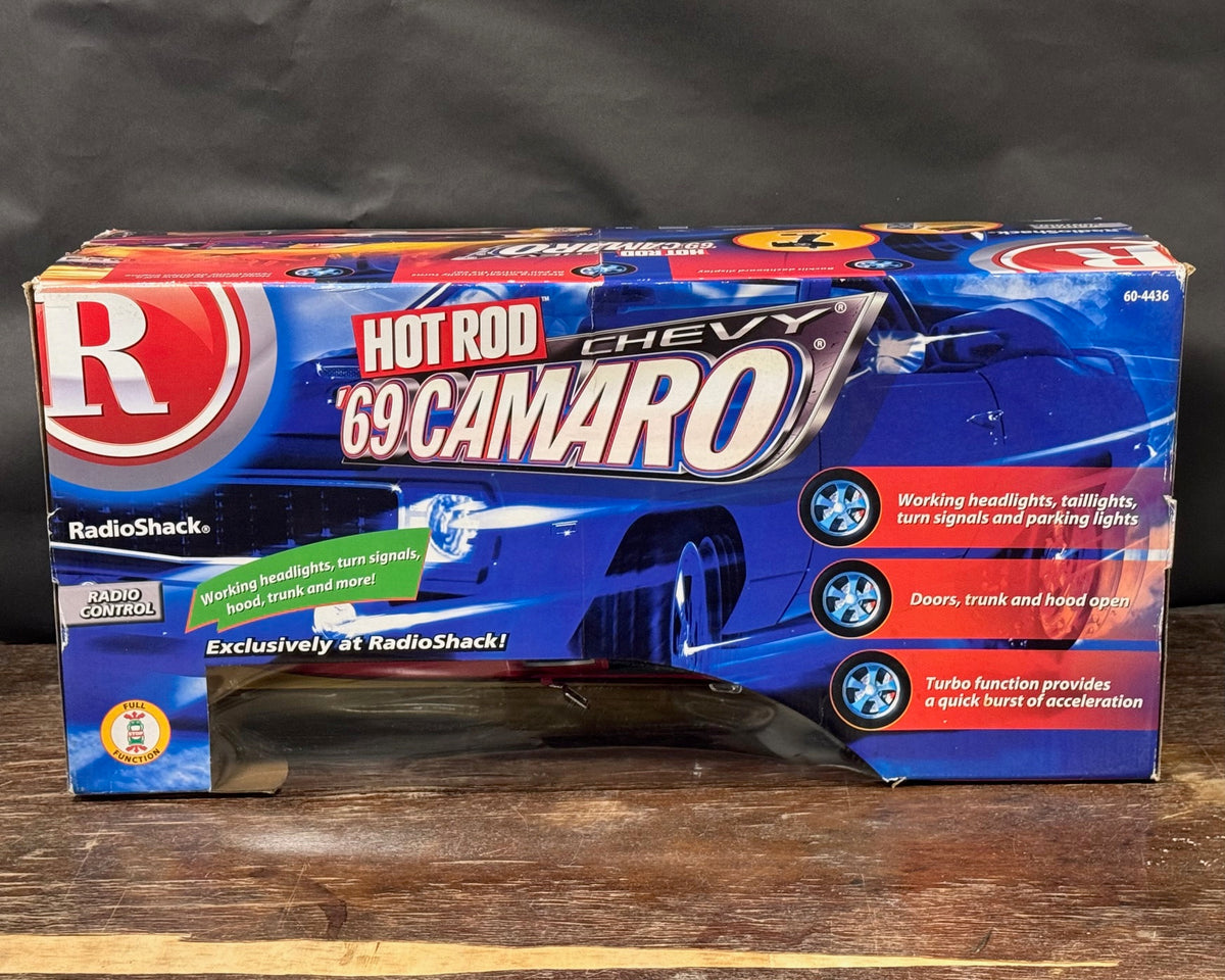 Rod 69 2005 RadioShack 1:6 Scale Remote Control Hot Rod '69 Chevy Camaro, Red ...