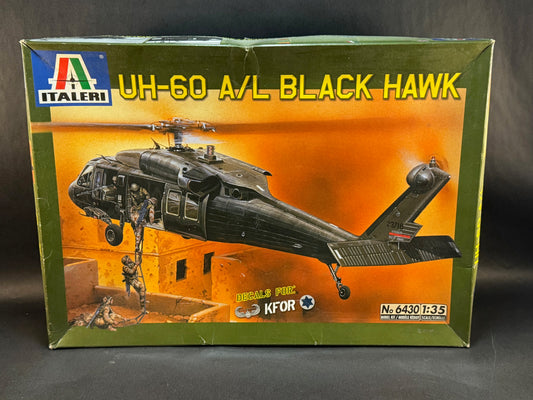 2003 Italeri Model Kit 6430 1:35 Scale UH-60 A/L Black Hawk Helicopter