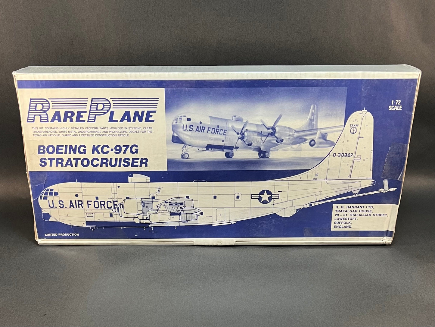 Rare Plane Vacuform Model Kit 1:72 Scale Boeing KC-97G Stratocruiser