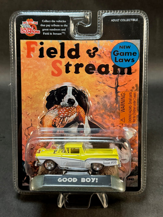 1999 Racing Champions Field & Stream #10 Good Boy!, Yellow and White