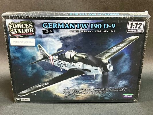 Unimax Model Kit JG-6 1:72 Scale German FW 190 D-9