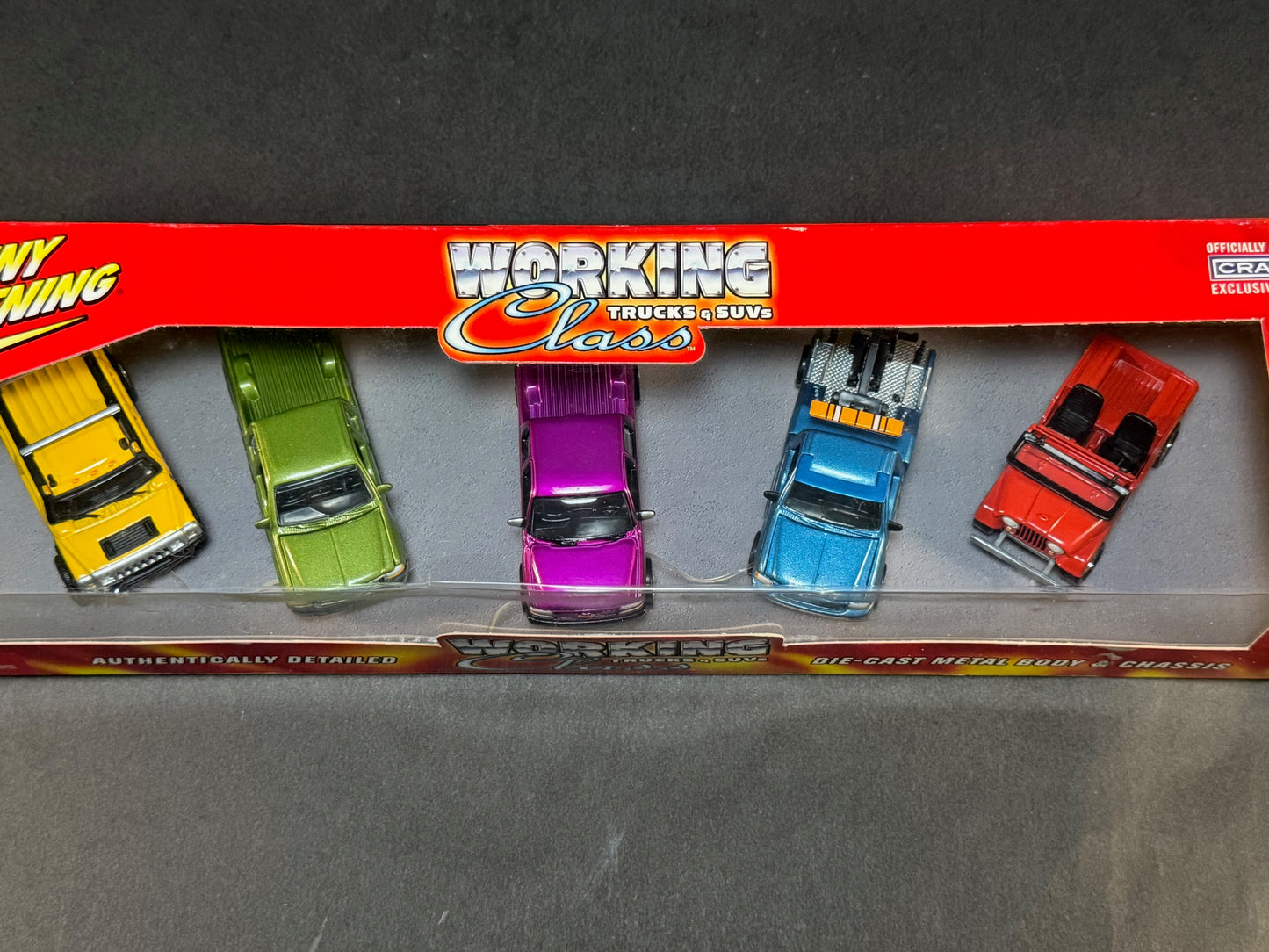 2004 Johnny Lightning Working Class Trucks & SUVs 5 Car Set - Version 2