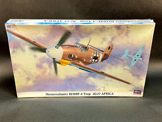 Hasegawa Model Kit 09804 1:48 Scale Messerschmitt Bf109F-4 Trop 'JG27 Africa'