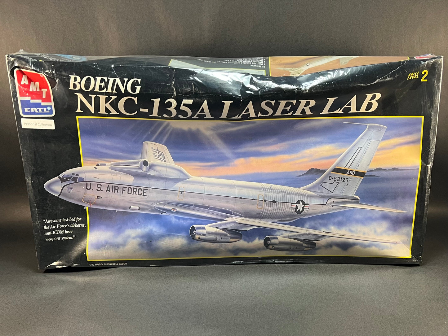 AMT ERTL Model Kit 8958 1:72 Scale Boeing NKC-135A Laser Lab