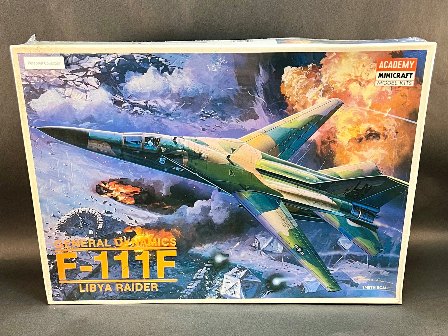 Academy MiniCraft Model Kit 1675 1:48 Scale General Dynamics F-111F Libya Raider