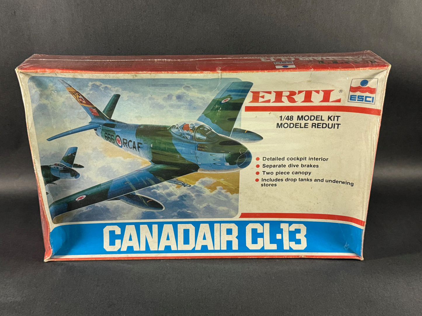 ESCI ERTL Model Kit 8210 1:48 Scale Canadair CL-13