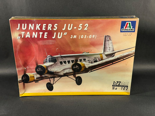 Italeri Model Kit 102 1:72 Scale Junkers JU-52 'Tante JU'