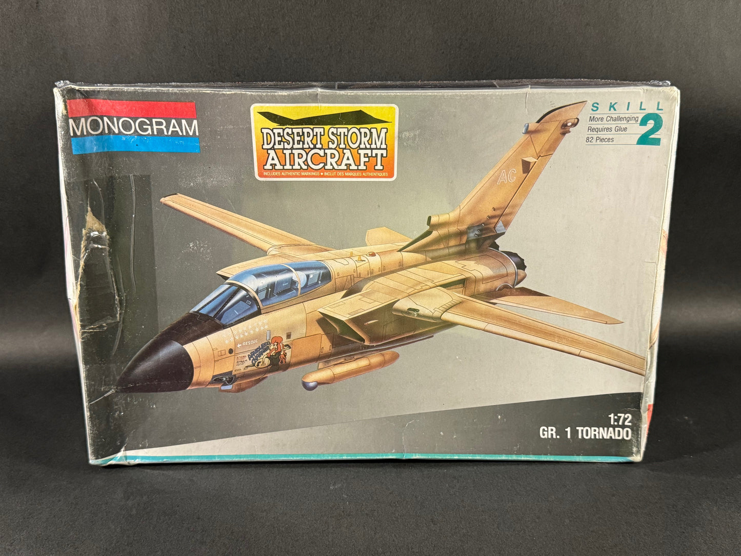 Monogram Model Kit 5477 1:72 Scale GR.1 Tornado Desert Storm Aircraft