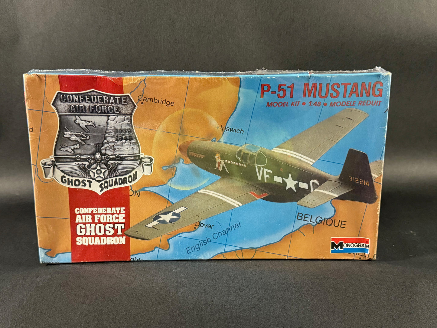 Monogram Model Kit 5214 1:48 Scale P-51 Mustang Confederate Air Force Ghost Squadron