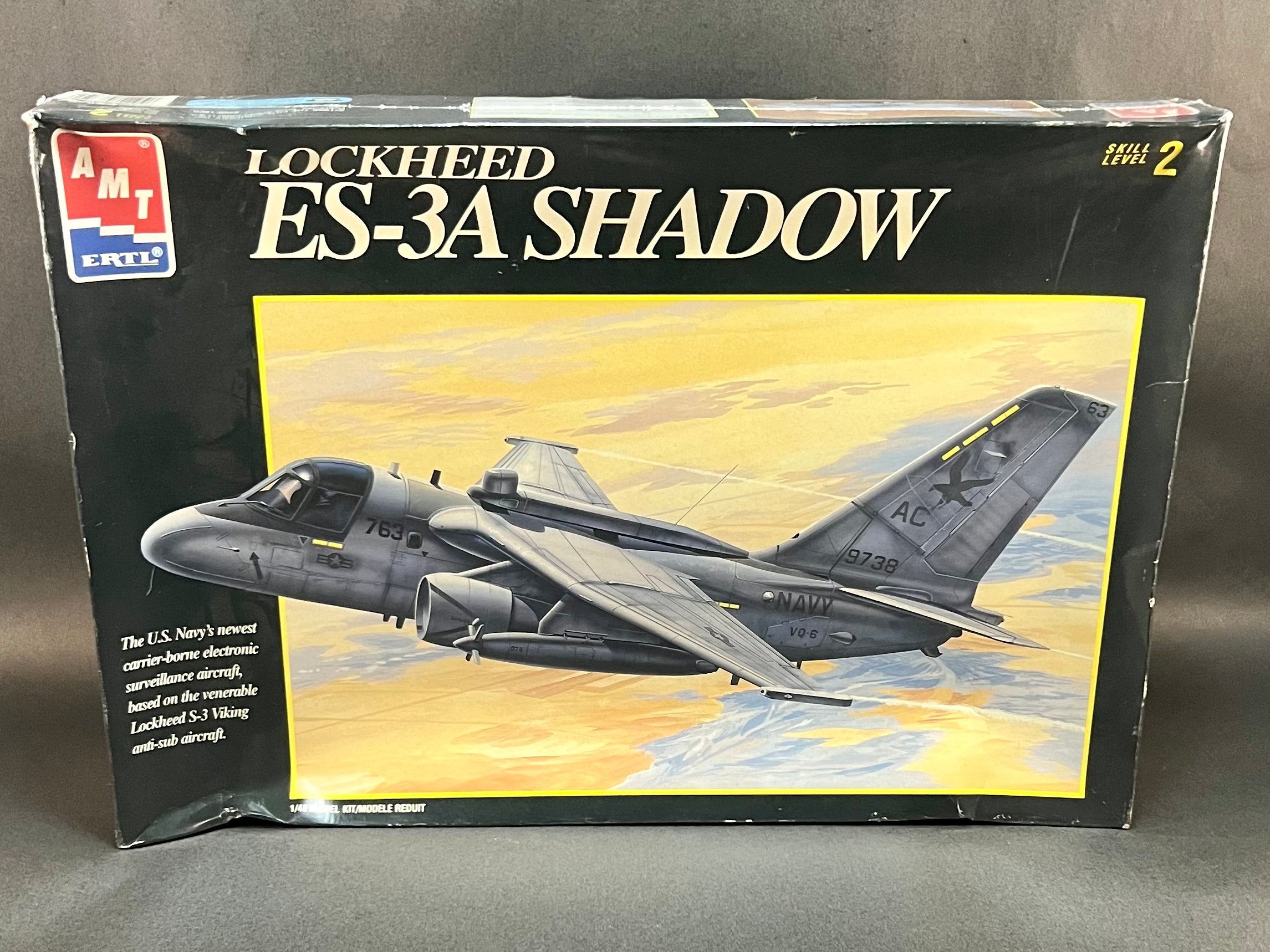 AMT ERTL Model Kit 8750 1:48 Scale Lockheed ES-3A Shadow – Plutoniumgarage