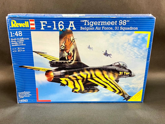 Revell Model Kit 04543 1:48 Scale F-16A "Tigermeet 98" Belgian Air Force 31 Squadron