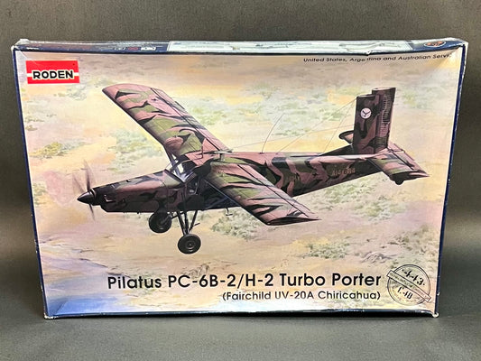 Roden Model Kit 443 1:48 Scale Pilatus PC-6B-2/H-2 Turbo Porter