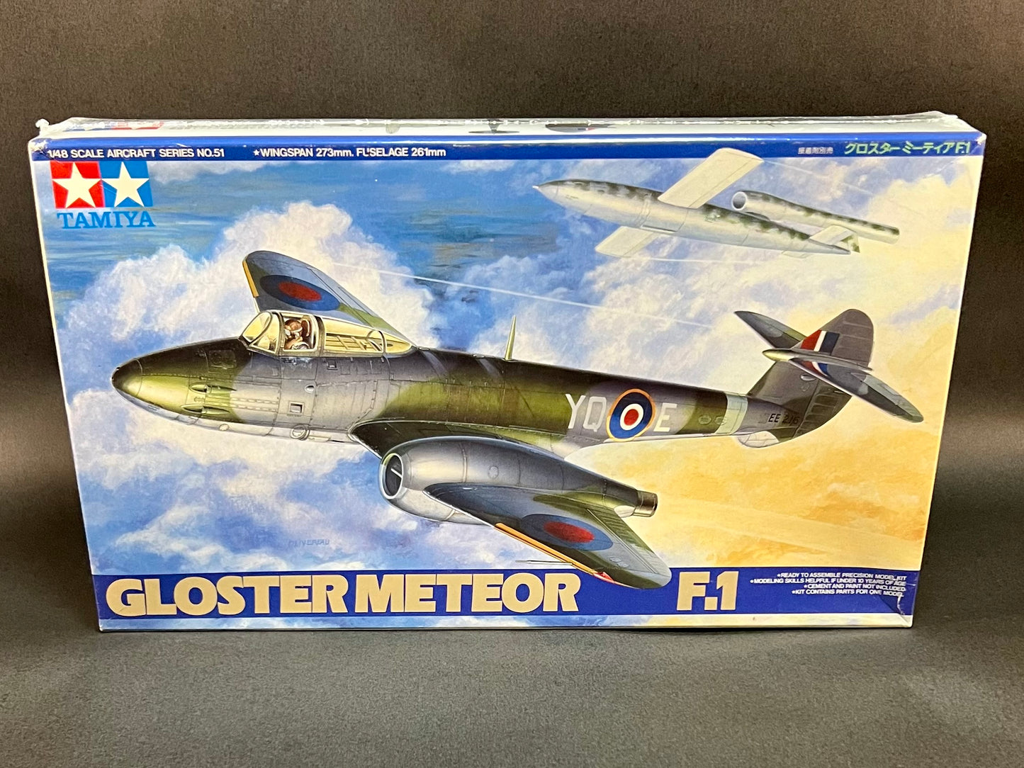 Tamiya Model Kit 61051 1:48 Scale Gloster Meteor F.1