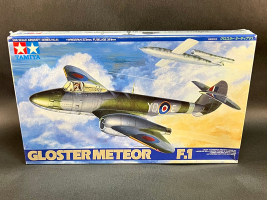 Tamiya Model Kit 61051 1:48 Scale Gloster Meteor F.1