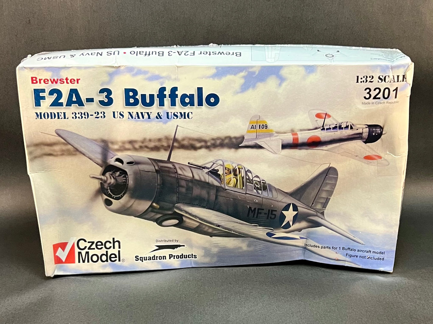 Czech Model Kit 3201 1:32 Scale Brewster F2A-3 Buffalo Model 339-23 US Navy & USMC