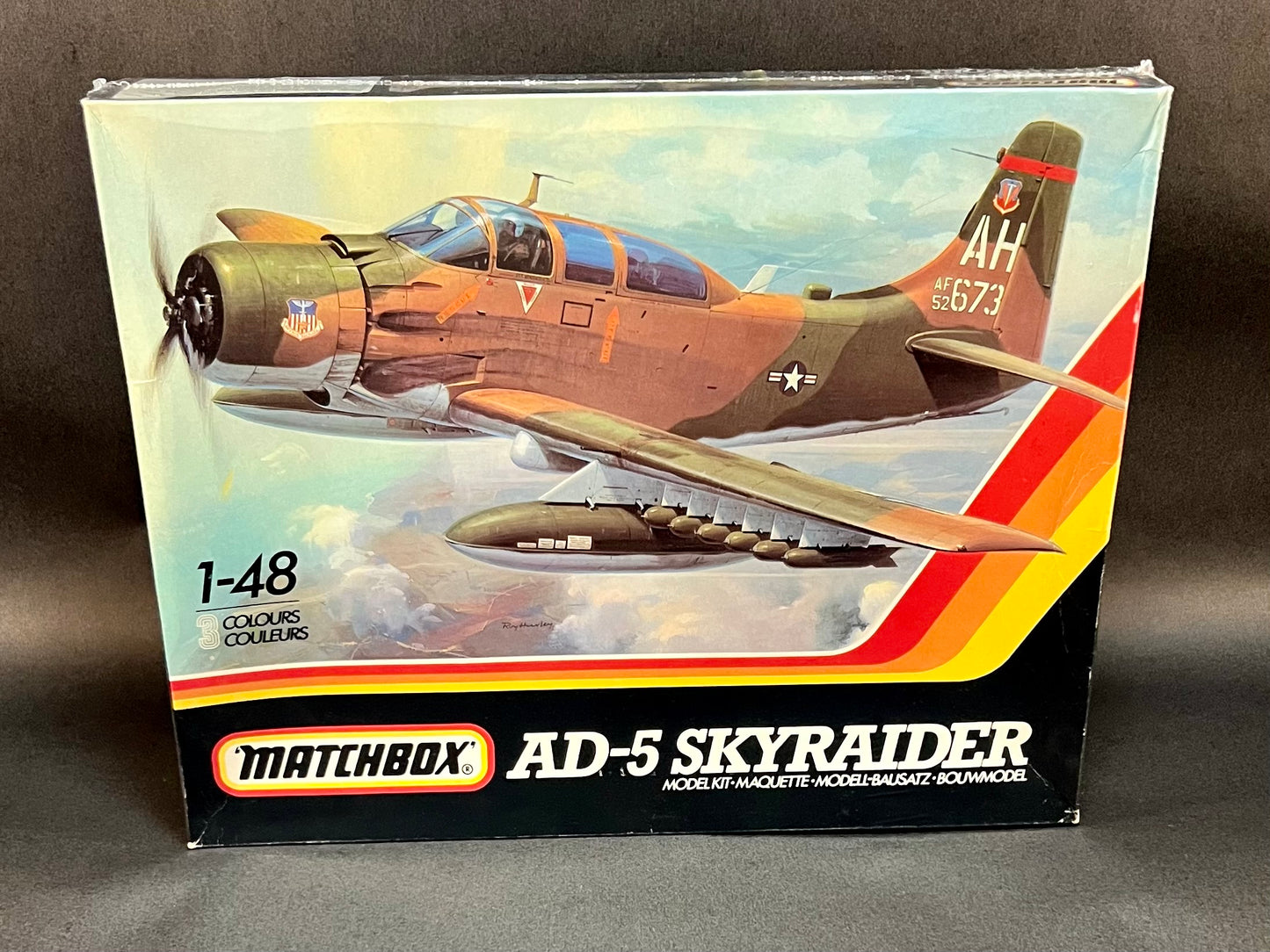 Matchbox Model Kit PK-651 1:48 Scale AD-5 (A1E) Skyraider