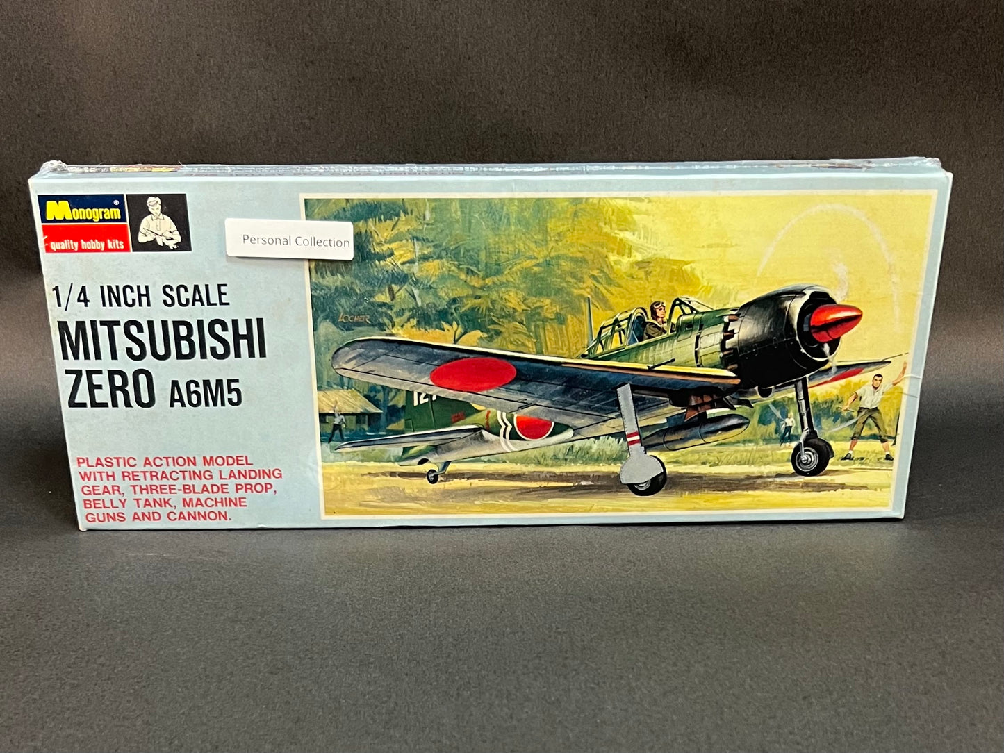 Monogram Model Kit PA73 1/4" Scale Mitsubishi Zero A6M5