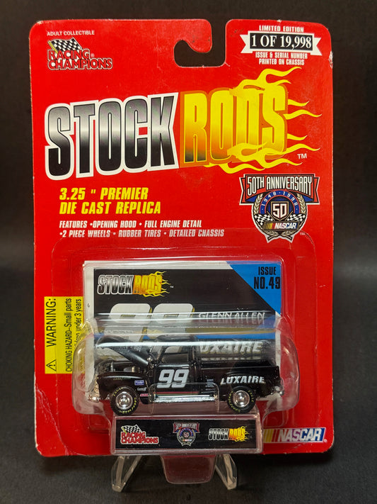 1998 Racing Champions NASCAR Stock Rods #49 Luxaire Glenn Allen 99, Black