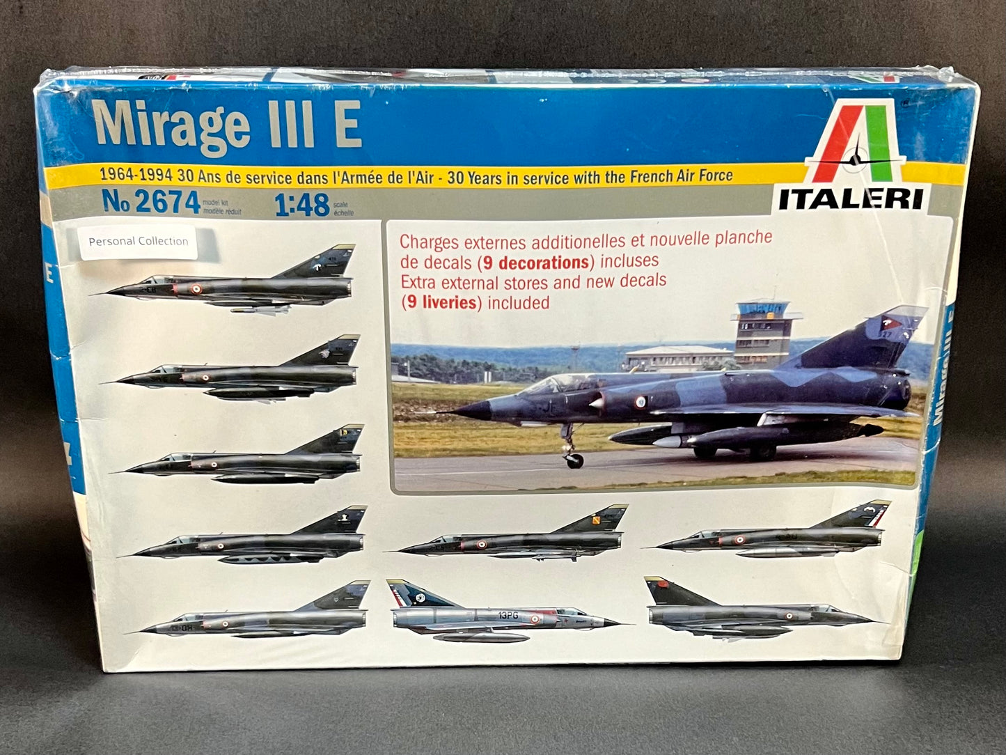 Italeri Model Kit 2674 1:48 Scale Mirage III E