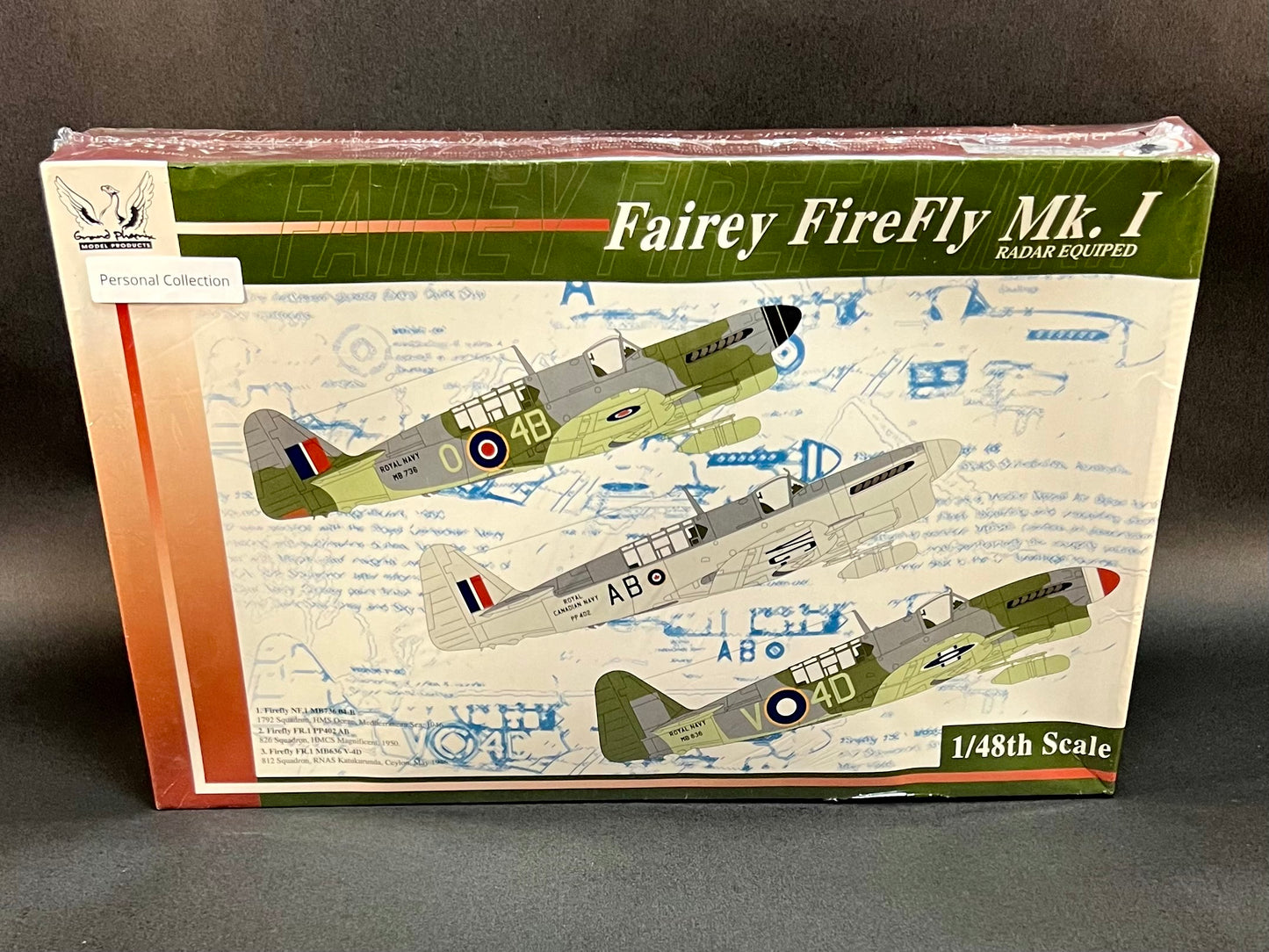 Grand Phoenix Model Kit KT001 1:48 Scale Fairey Firefly Mk.I Radar Equipped