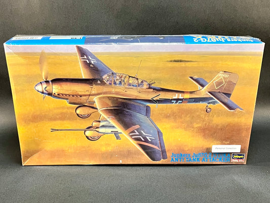 Hasegawa Model Kit JT54 1:48 Scale Junkers Ju87G-2 Stuka Anti Tank Attacker