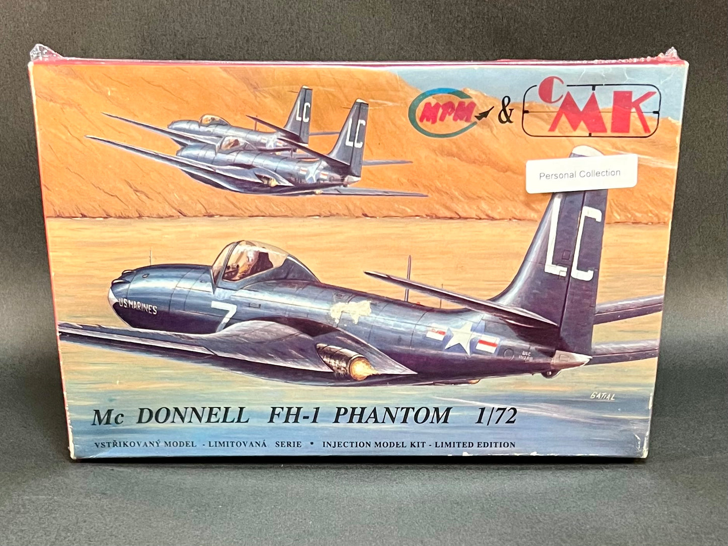 MPM & CMK Model Kit 72015 1:72 Scale McDonnell FH-1 Phantom