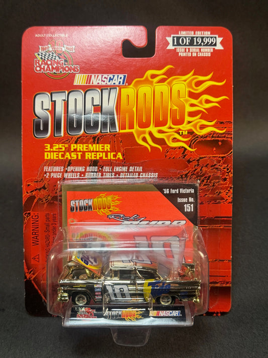 1999 Racing Champions NASCAR Stock Rods #151 '56 Ford Victoria, Gold