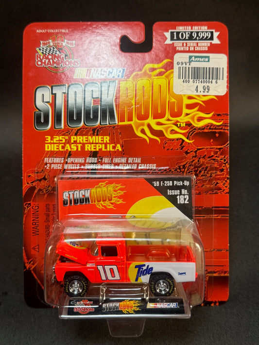 1999 Racing Champions NASCAR Stock Rods #182 '59 F-250 Pick-Up, Orange