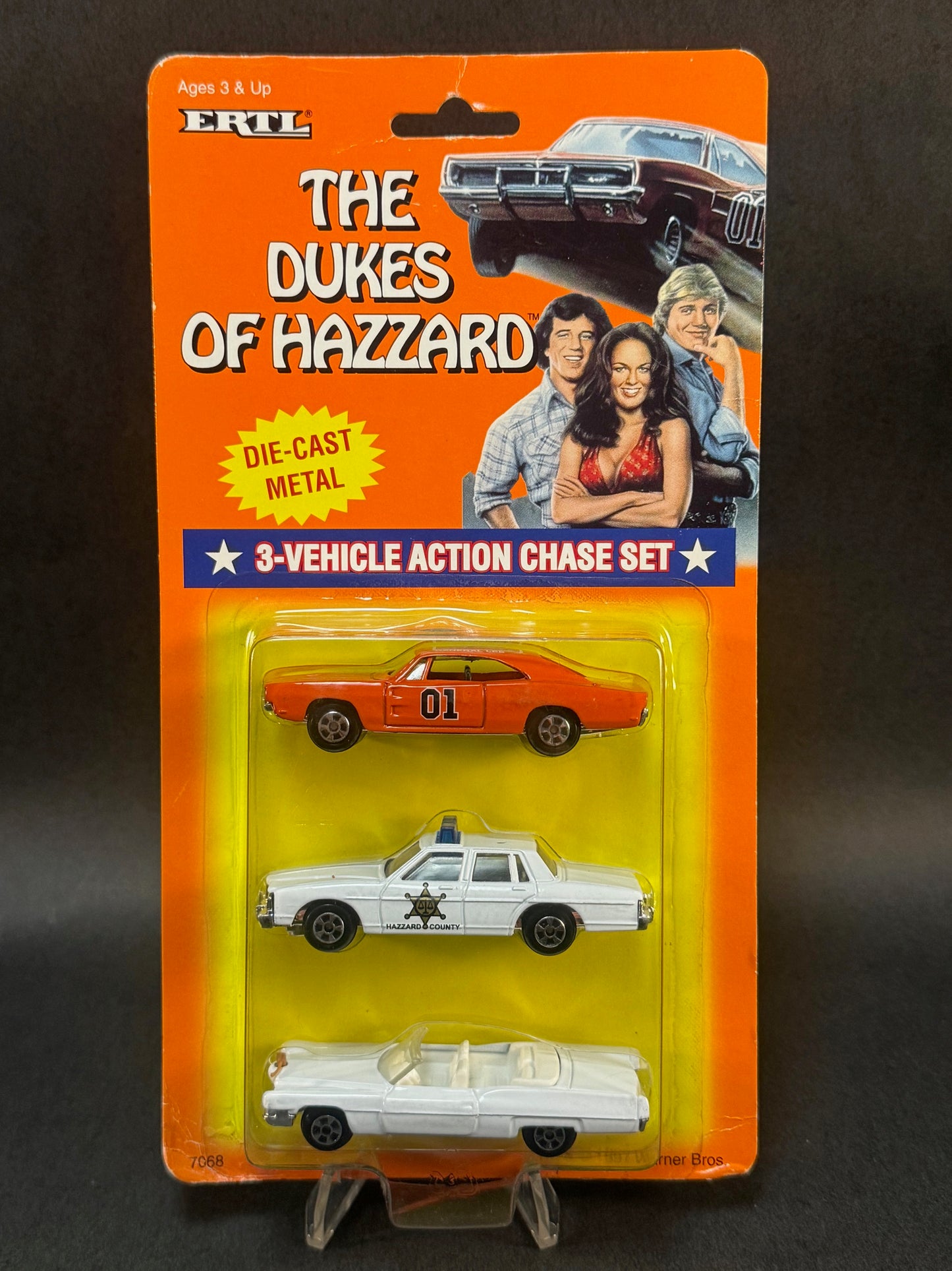 1997 ERTL The Dukes of Hazzard 3 Car Action Chase Set