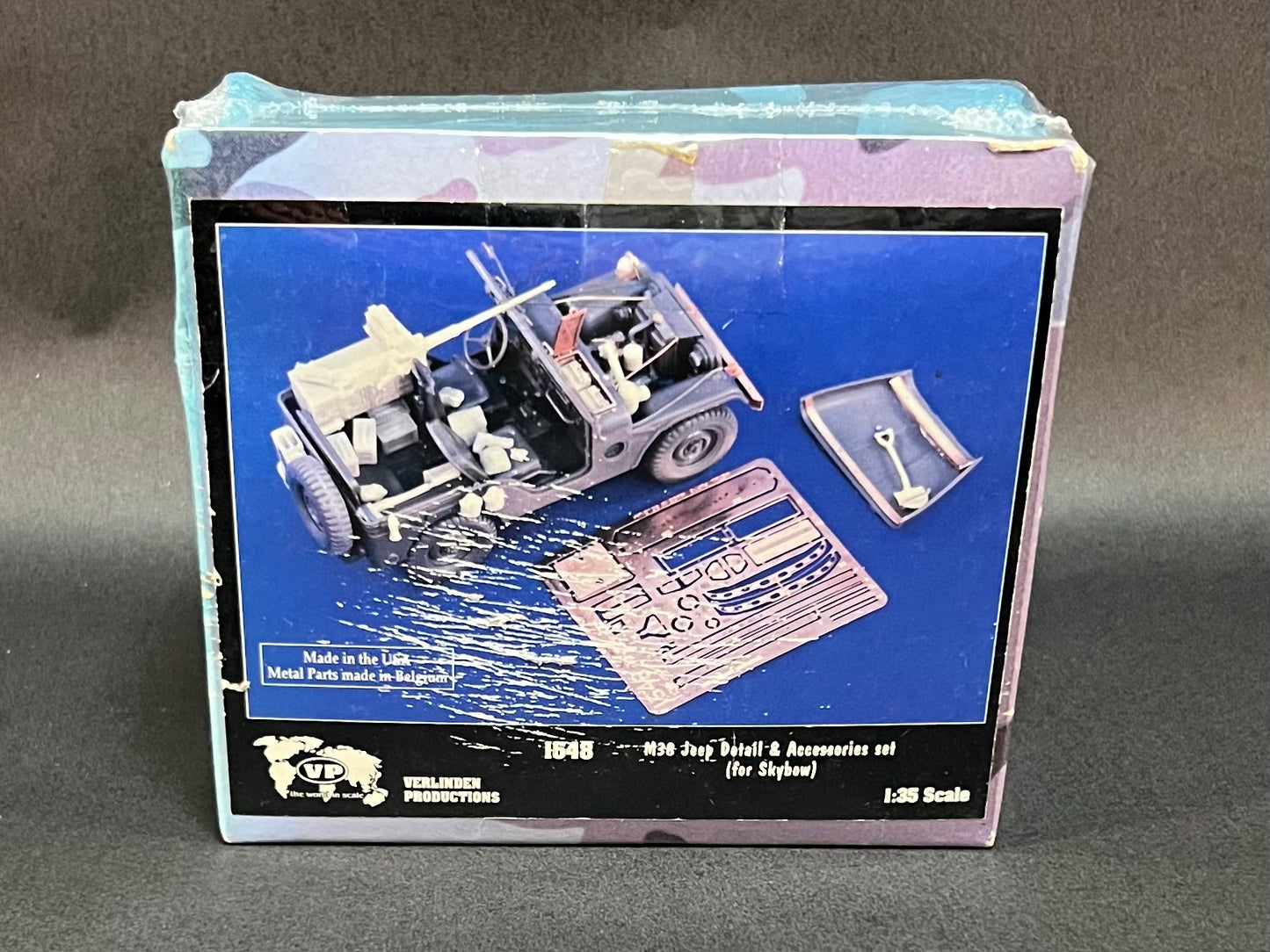 Verlinden Productions 1548 1:35 Scale M38 Jeep Detail & Accessories Set (for Skybow)