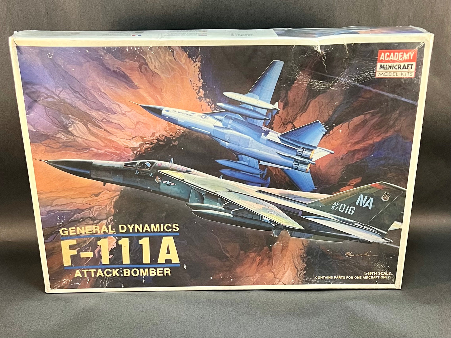 Academy MiniCraft Model Kit 1647 1:48 Scale General Dynamics F-111A Attack Bomber